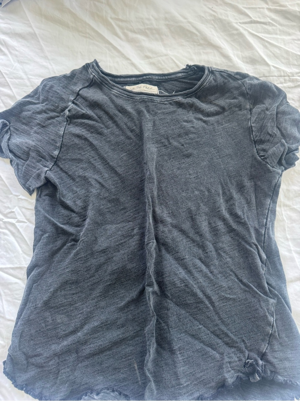 We The Free Heather Gray Crew Tee